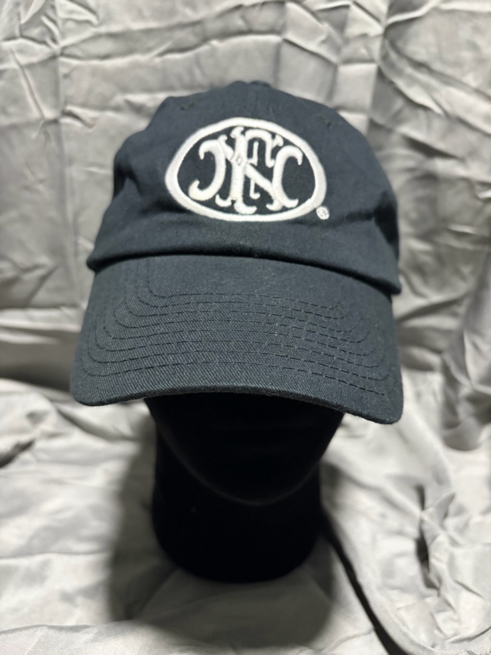 FN USA Black Embroidered Logo Baseball Cap firearm brand